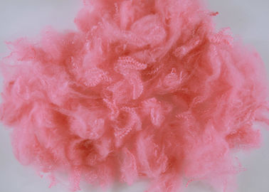 Rosa aufbereitete Polyester-Spinnfaser für nichtgewebtes Teppich-Wolldecken-Matratzen-Gewebe