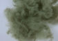 Armee-Grün-Faser-Schmiere gefärbte Polyester-Spinnfaser für Teppich